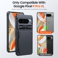 thumbnail image 5 of Oupeigar for Google Pixel 9 Pro XL Case With Card Holder&Camera Cover&Kickstand [RFID Blocking] Full-Body Shockproof Wallet Phone Case-Black, 5 of 9