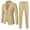1#Khaki, variant on Kiijoy Big Boys Formal Suit Solid Single Blazer Pants Outfits, Sizes 12-13