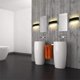 thumbnail image 5 of Lámpara de pared LED resistente al agua para exteriores con carcasa negra 12W12 luz cálida para la cabeza Adepaton GX-052-1, 5 of 9