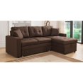 Milton Greens Stars Darwin Sectional Sofa with Storage and Pull Out Bed