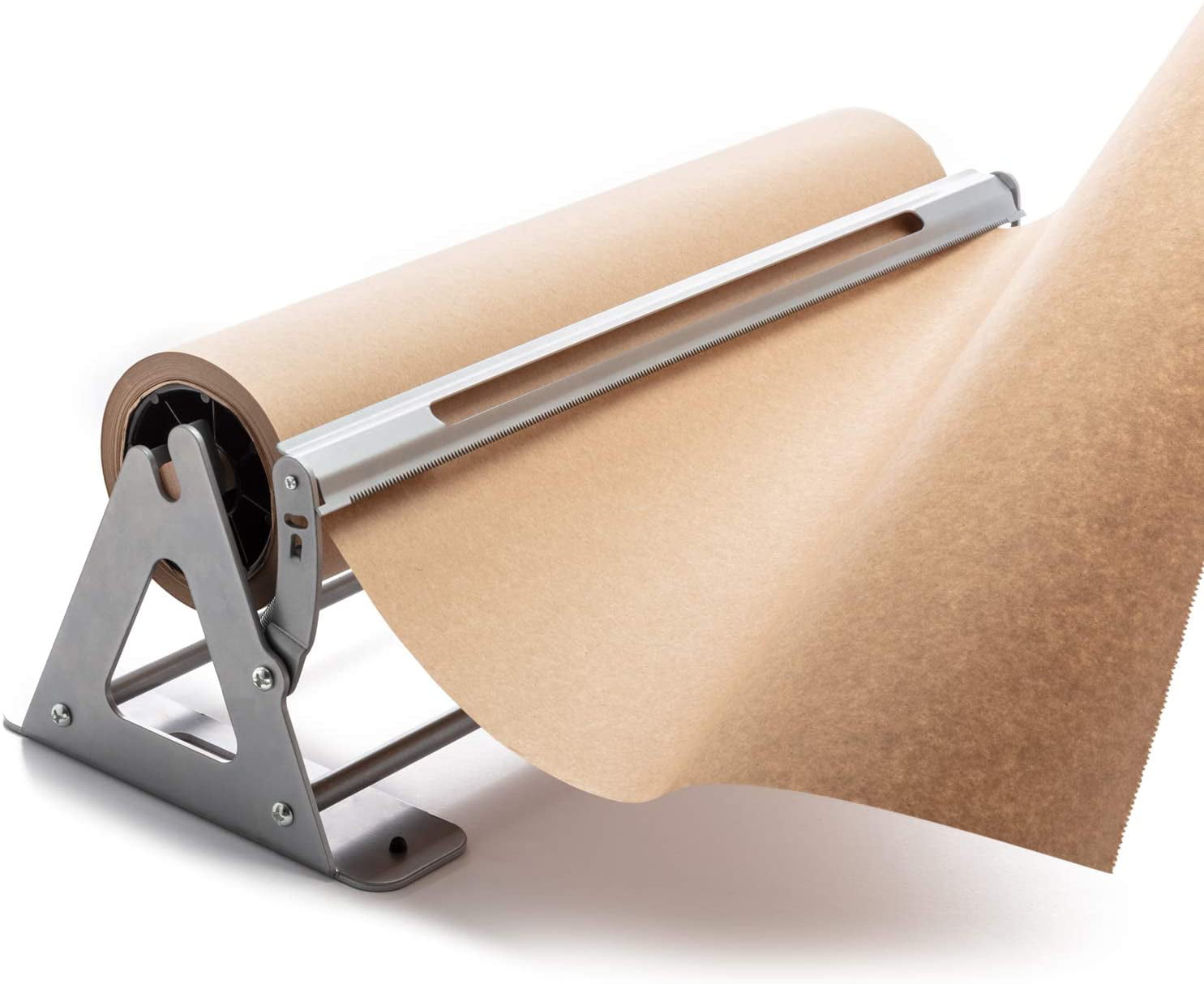 Kenley Butcher Paper Dispenser - Large Holder and Cutter for Wrapping  Butcher Craft Freezer Paper Roll 24 Inch - Wall Mount or Tabletop - Carbon  Steel