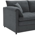 thumbnail image 4 of MAYEERTY 136" Chenille Modular Sectional Sofa - U-Shaped Wide Seat with Double Cushions/Movable Ottomans, 6-Seat for Living Room, 3 Colors, 4 of 19