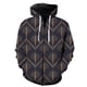 thumbnail image 1 of Sudadera con capucha y cremallera para hombre, con estampados geométricos abstractos, talla grande, estilo urbano, chaquetas con capucha, estilo Harajuku de primavera, 1 of 6