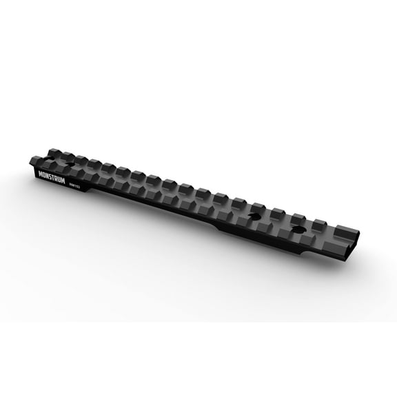 Monstrum Remington 700 Long Action 17-Slot Picatinny Rail, 0 MOA, Black