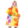 thumbnail image 5 of Oversized Hooded Blanket Sweatshirt,Wearable Blanket Soft Warm Sherpa with Hood Pocket Sweatshirts for One Size Fits All Women Men Teenagers, 5 of 6