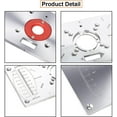 thumbnail image 4 of Aluminum Router Insert, - Aluminum Router Table Insert Router Table Benches Wood Tools Milling Cutting Machine, 4 of 5