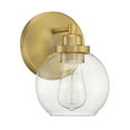 thumbnail image 2 of Carson 1-Light Wall Sconce in Warm Brass, 2 of 6