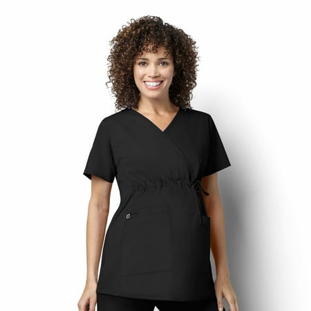 

WonderWink WonderWORK 145-Maternity Mock Wrap Scrub Top