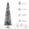 thumbnail image 3 of Árbol de Navidad HOMCOM, flocado en nieve, 2,3 m, con 738 puntas, color verde, 3 of 9