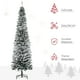 thumbnail image 3 of Árbol de Navidad HOMCOM, flocado en nieve, 2,3 m, con 738 puntas, color verde, 3 of 9