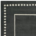 thumbnail image 4 of SAFAVIEH Bella Danita Bordered Wool Area Rug, Dark Grey/Ivory, 5' x 8', 4 of 6