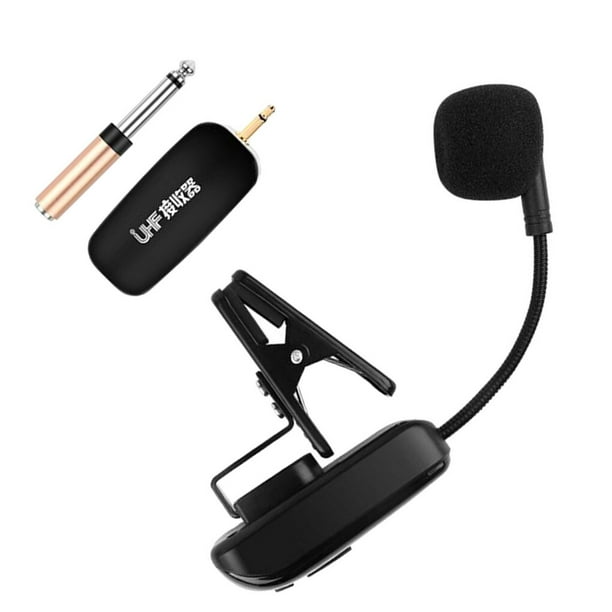 Wireless Saxophone Microphone System Clip On Mic cordless mic for