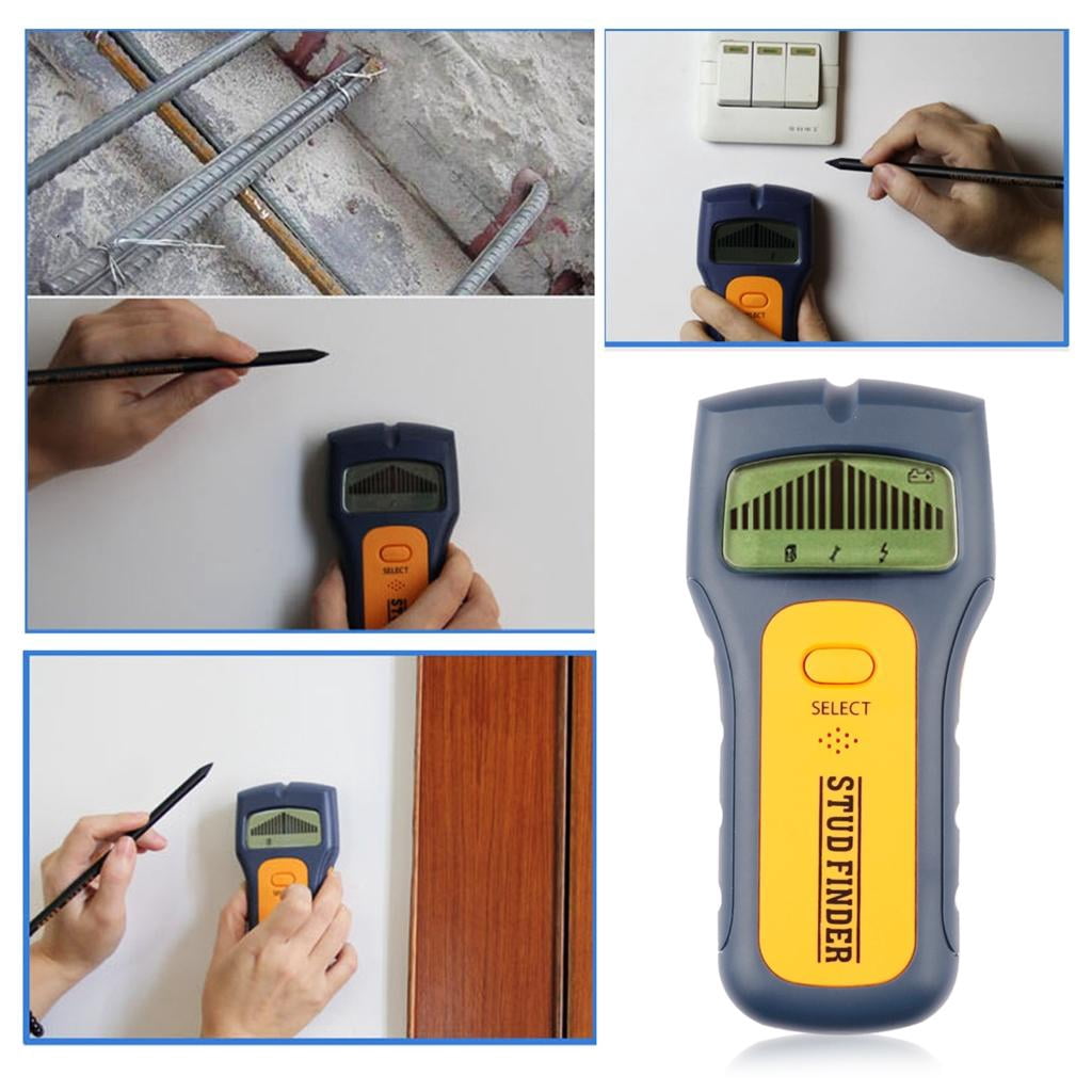 Metal Seeker Wall Scanning Portable Electronic Finder with LED IndicatorAudio Alarm for Wood Metal
