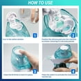 thumbnail image 7 of CYOUH Natural Saline Powder Packets for Sinus Wash and Nasal Irrigation, 100 Count+10 Reusable Silicone Pads Refills Accessories, 7 of 7