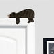 thumbnail image 4 of Decoración de puerta con forma de oso de madera, linda escultura de esquina para tu rincón, estatua artística, 4 of 4