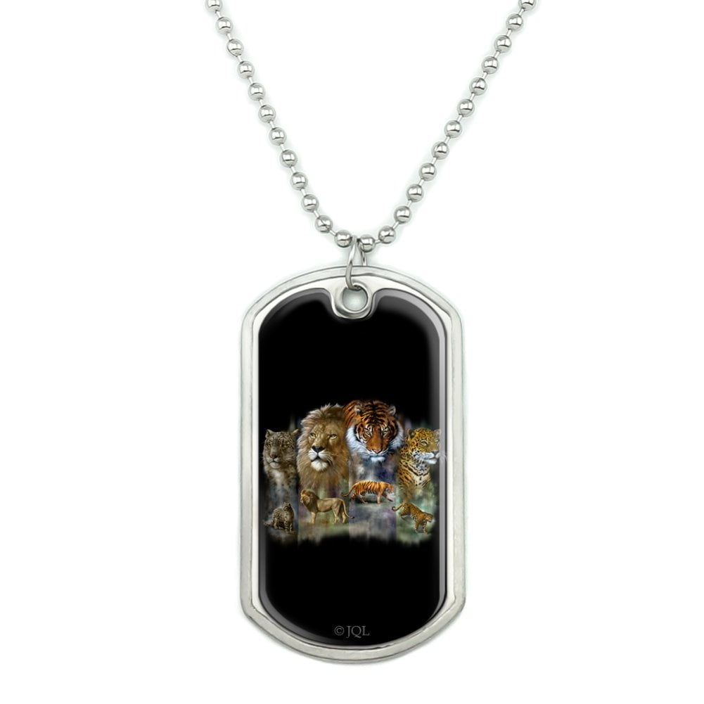 snow leopard necklace