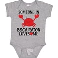 thumbnail image 3 of Inktastic Someone in Boca Raton Loves Me Boys or Girls Baby Bodysuit, 3 of 5