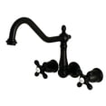thumbnail image 6 of Kingston Brass KS1281AX Heritage Wall Mount Kitchen Faucet, Polished Chrome, 6 of 6