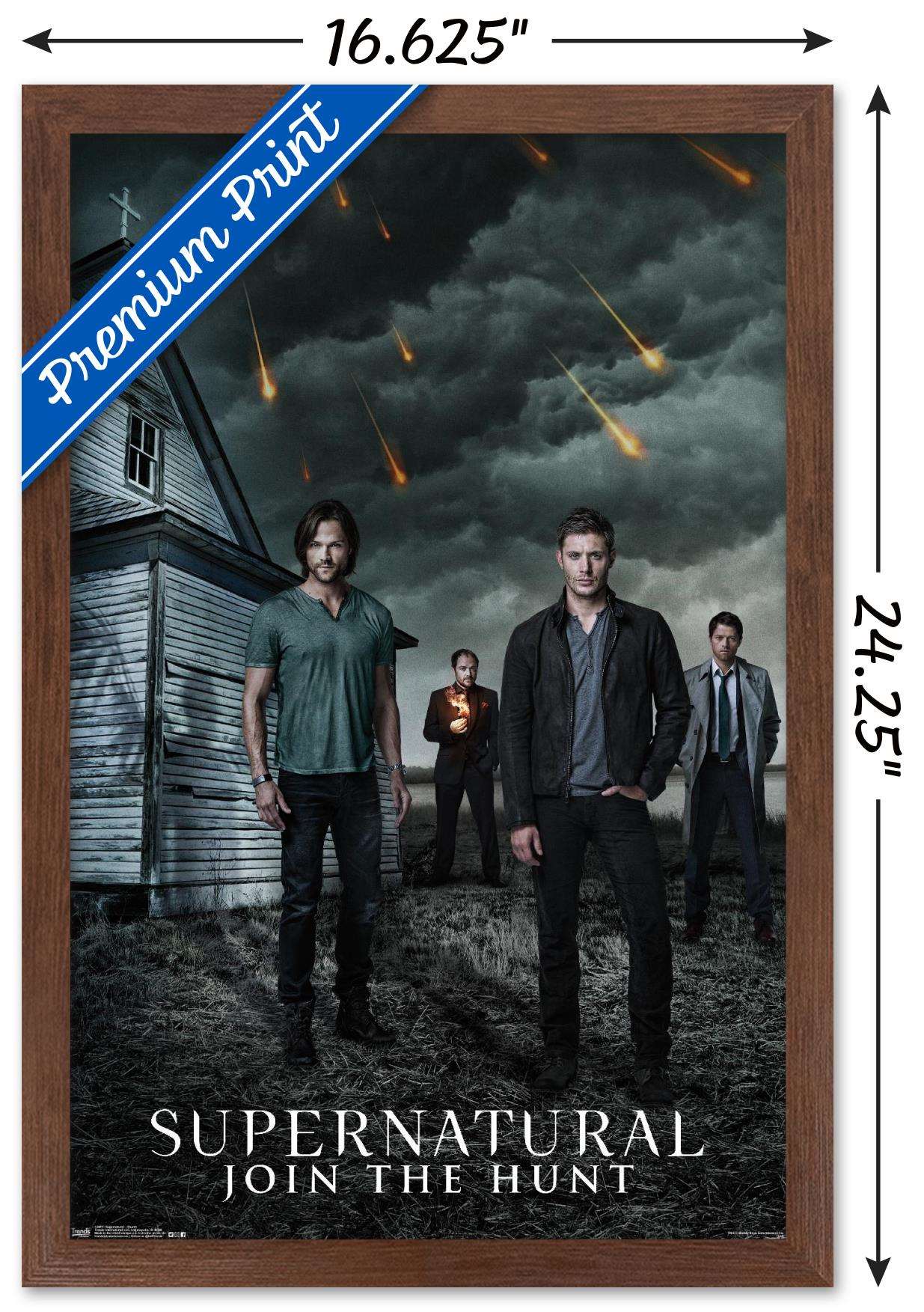 Supernatural - Church Wall Poster, 14.725" x 22.375", Framed