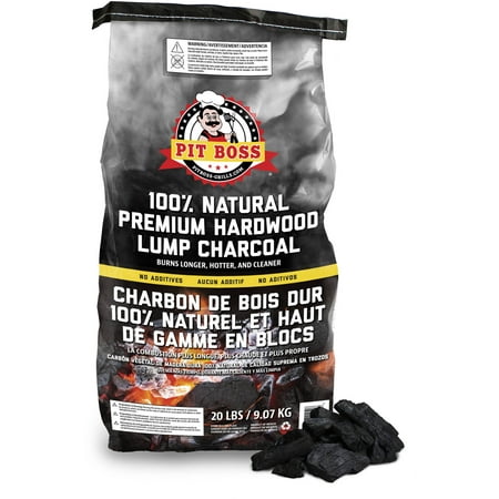 Pit Boss Premium Lump Charcoal, 20 lb