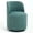 Green, variant on WanKaMom Ergonomic Swivel Dining Chairs, Curved Back Upholstered Accent Chair, 360° Smooth Glide Barrel Chair, Soft Velvet Vanity Chair for Makeup Room & Small Space Decor