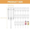 thumbnail image 3 of Sensethe 30pcs Clear Plastic Cake Push Pops with Lids and Sticks for Weddings, 3 of 7