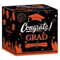 thumbnail image 1 of Graduation Card Box Holder Congrats Grad Foldable Cardboard Box for Graduation Decoration and Grad Parties Decor Graduation Party Essentials Festive Decorations Event Decorations Event Party Supplies, 1 of 9
