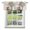 Light Brown, variant on Kitchen Cafe Valance Curtain for Small Windows,Summer Camping RV Green Leaves Rod Pocket Short Valances,42x12in