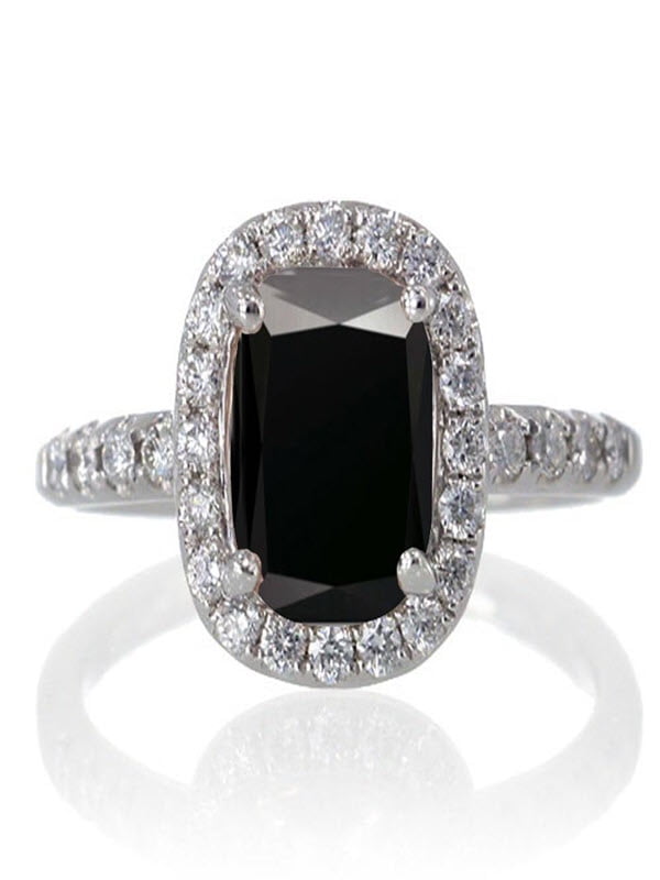 vintage black diamond ring