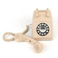 thumbnail image 5 of Corded Vintage Telephone for Home, Ivory Retro Landline Phone with Redial,Loud Ringer & Volume Adjustable Working for Office/Business/Hotel/School, Old Fashioned Desk Phone Set, 5 of 6