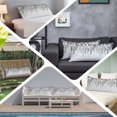 thumbnail image 6 of Grey Body Pillow Covers 20"x54", Eucalyptus Leaves Soft Brushed Microfiber Breathable Throw Pillow Covers, Pillowcase with Zipper for Couch Sofa Bedroom Living Room, 6 of 9