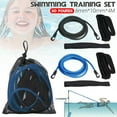 thumbnail image 3 of Unatoiry Adjustable Swim Training Resistance Belt Portable Strength Exercising Rope Train Aids Band Water Sports Accessory Blue 4m, 3 of 6