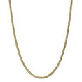 thumbnail image 1 of 14k Yellow Gold 24 Inch 3.9mm Curb Chain Necklace Pendant Charm Beveled, 1 of 9