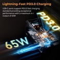 thumbnail image 3 of Batería V-Mount SMALLRIG VB99 SE 99 Wh/6800 mAh con PD de 65 W, 3 of 9