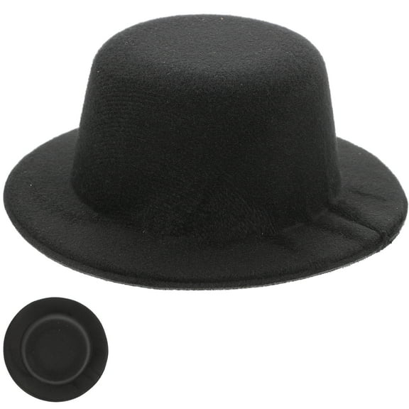 HONITANO Doll Hat Black for Pet DIY Project 1Set 5.3X5.3X1.8in