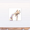 thumbnail image 4 of Creative Products Colorful Mom and Baby Giraffes 30x30 Canvas Wall Art, 4 of 5
