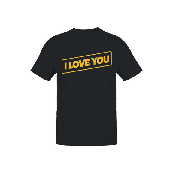 Retro Tape "I Love You" Design Men's T-shirt