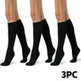 thumbnail image 2 of Compression Socks for Women & Men - Lined Thermal Crew House Socks, Non- Thick Sole Soft Skin-Friendly, Socks for Cold Winter Indoor Comfort, 2 of 7