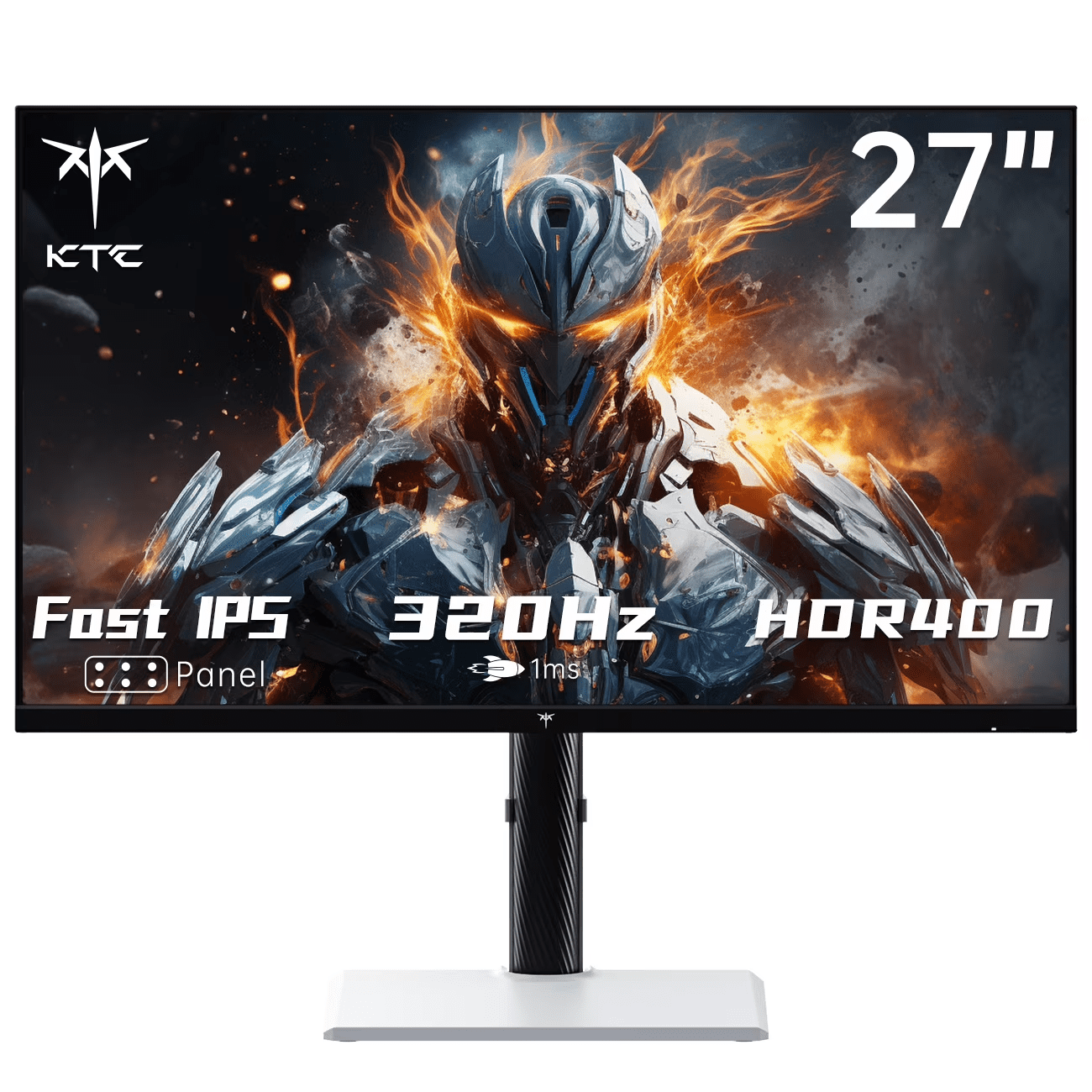 KTC Monitor, 27-inch White WQHD, 300Hz, 1ms, 144% sRGB - Walmart.com