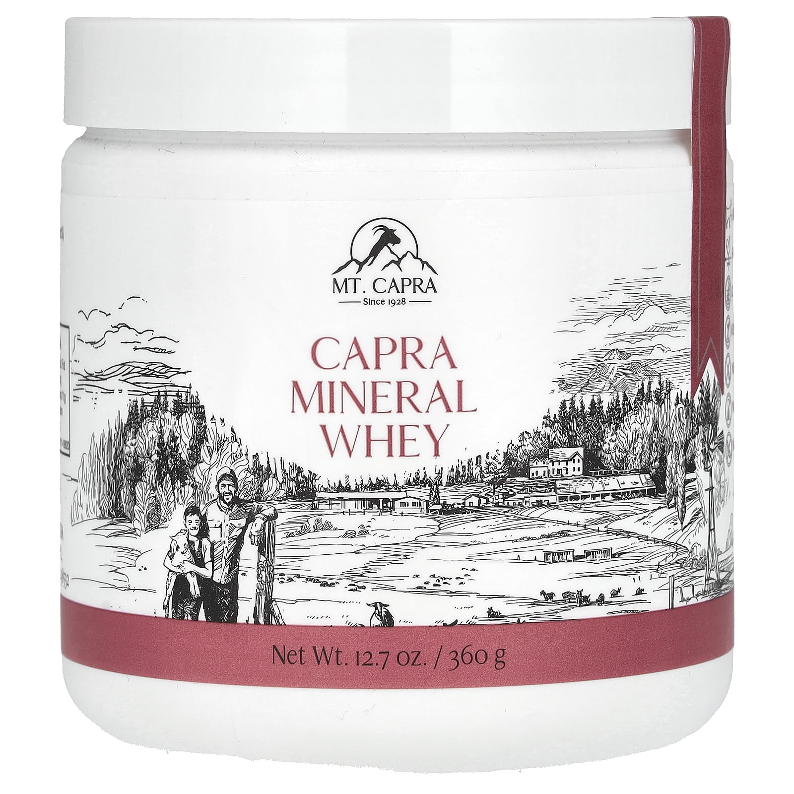 Bernard Jensen Mt. Capra Mineral Whey Powder - 12.7 oz