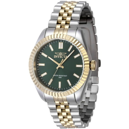 Invicta 47501 Women's Specialty Green Dial Two Tone Case Watch