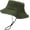 Solid Army Green, variant on Unisex Cotton Boonie Hat Summer Outdoor Packable Fishing Bucket Hat Beach Sun Hat with String for Women Men