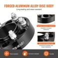 thumbnail image 6 of 1.5" Thick 6-Lug Wheel Spacers (6x5.3" Bolt Circle) - 4-PC Forged Adapter Kit - Black, 6 of 7