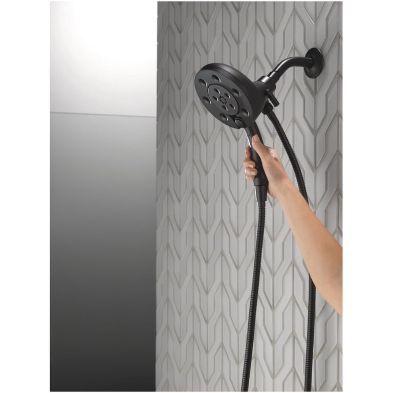 Delta 58472 Flow Control In2ition 2-In-1 Shower Head, Universal