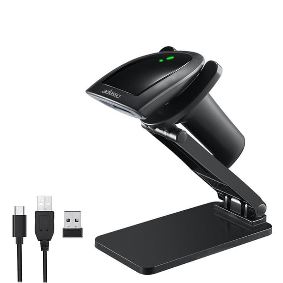 Adesso NuScan 2900 Bluetooth and Wireless 2D Barcode Scanner - Wireless Connectivity - 2D, 1D - CMOS - Bluetooth - IP42 - Warehouse, Inventory, Retail