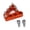 Orange, variant on Rear brake pedal pedal tip for Husaberg Husqvarna TE FE TC FC TX FX 125 250 300 350 450 501 570 2009-2016 motorcycles CNC