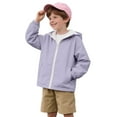 thumbnail image 4 of Mercatoo Toddler Rain Jackets Zip up H𝐨𝐨die 𝐖aterproof Coats Baby Boys Girls Plain Lightweight Windbreker Outwear Raincoat, 4 of 9