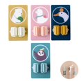 thumbnail image 4 of Estante De Almacenamiento, Ganchos Para Fregona De Baño, Soporte Para Escoba Sin Perforaciones, Estante Para Fregona Montado En La Pared Con Adhesivo Fuerte Para El Baño Del Hogar 4 Ganchos Sweethay HA018753-00, 4 of 7