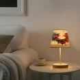 thumbnail image 6 of Colorful Wings Heart Desk Lamp LED Table Nightstand Lamps with 3 Color Temperatures for Home Bedroom Living Room Decor 6x11, 6 of 8