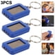 thumbnail image 1 of 3 Uds Mini Llavero Linterna LED Solar Antorcha Lámpara Al Aire Libre () Azul, 1 of 2